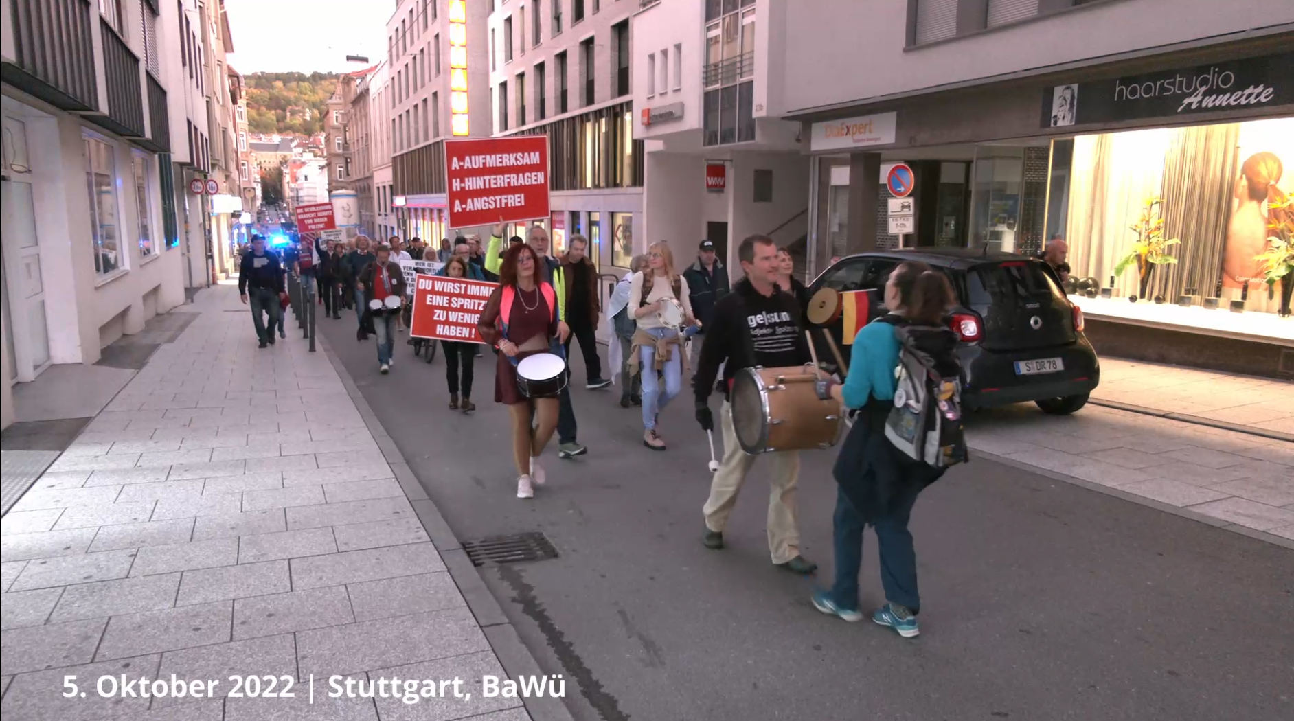 Stuttgart 5.10.2022 - Demo für das Ende der irrsinnigen Corona- und Energiepolitik